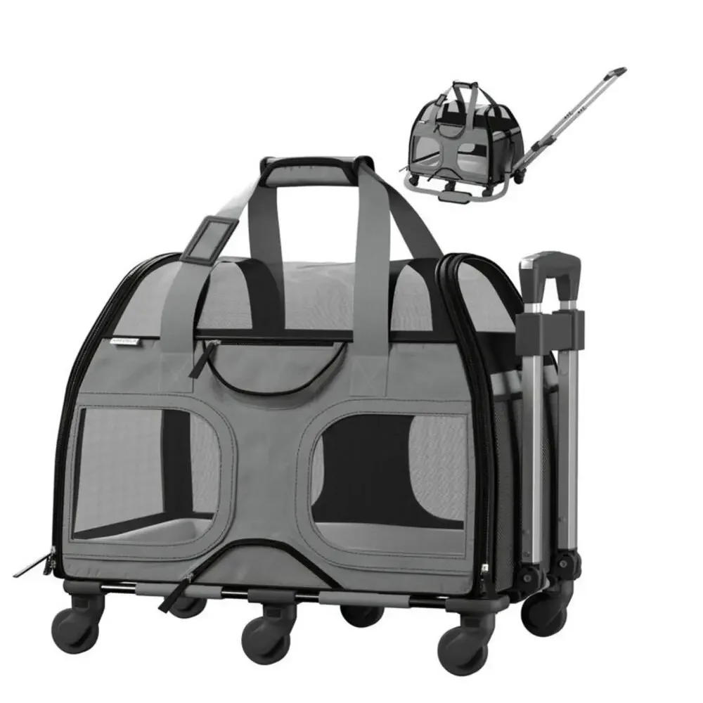 Katziela Luxury Rider Travel Pet Carrier Missing Wheels